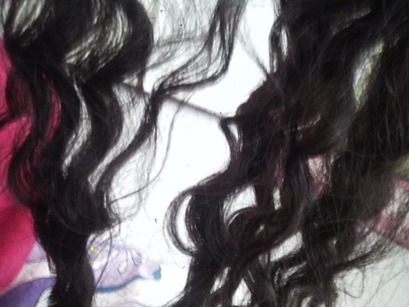 Pony Mit Lockene Haare Locken Glatt