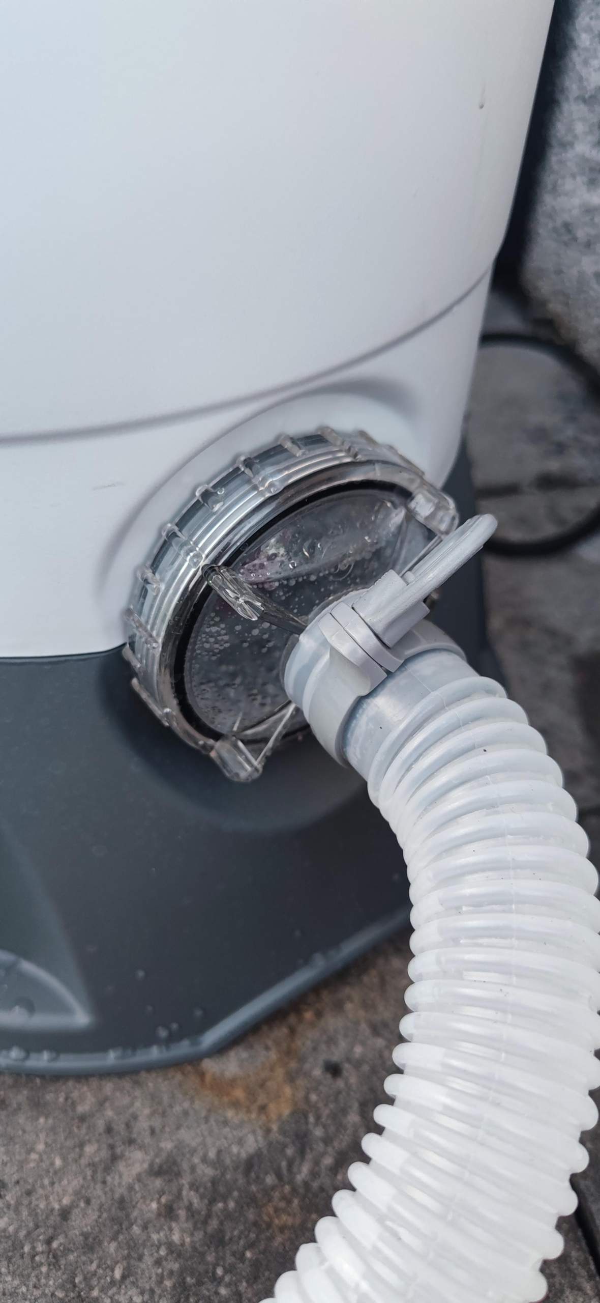 Kärcher 330 Baut Keinen Druck Auf Pool Flowclear Sandfilterpumpe mit Filterballs baut keinen Druck am