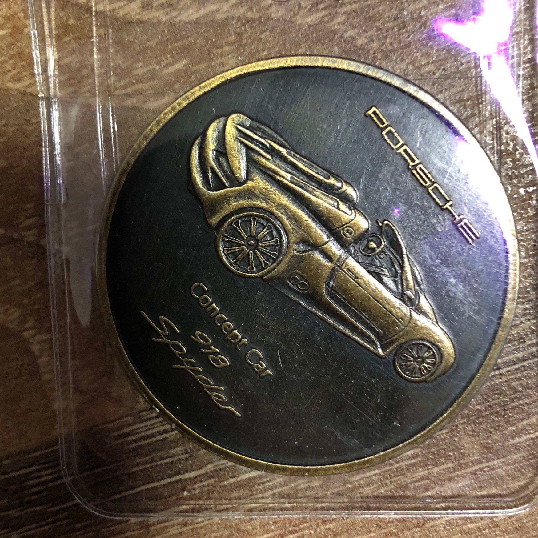 Woran Erkenne Ich Ob Eine Münze Aus Silber Ist Porsche Münze, ist sie was wert? (Geld, autos)