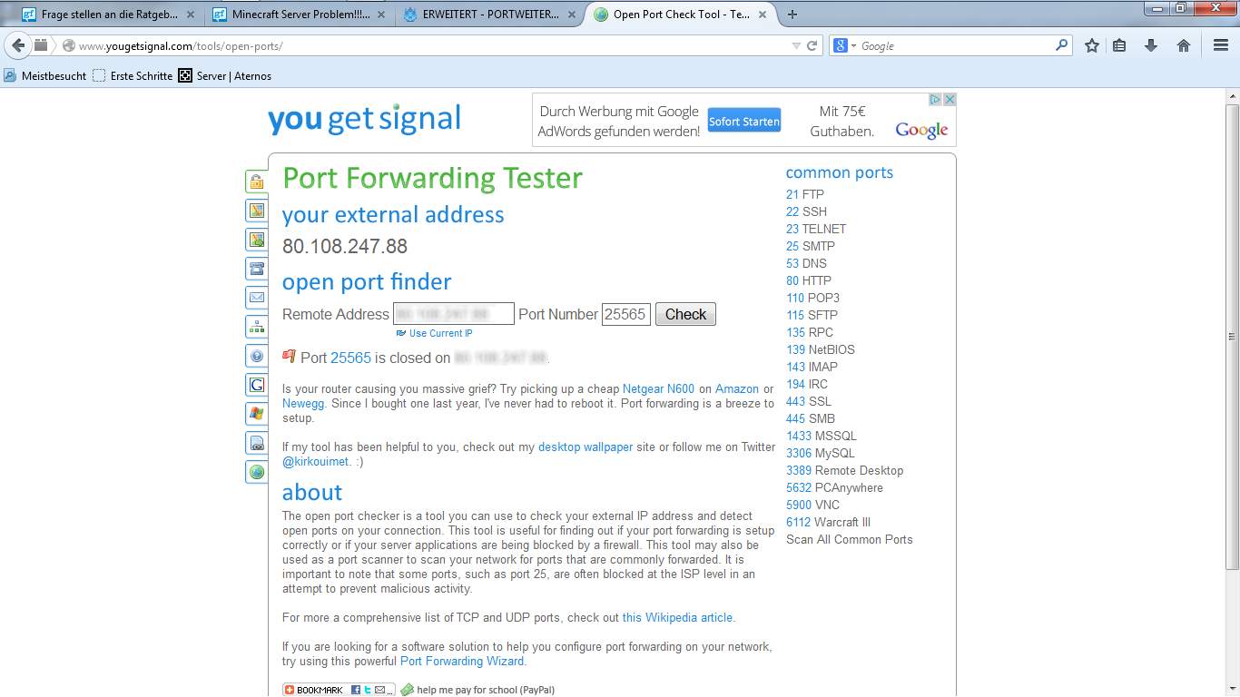 Wie öffne ich den Port eines Technicolor TC7200 U-Routers? (Computer ...