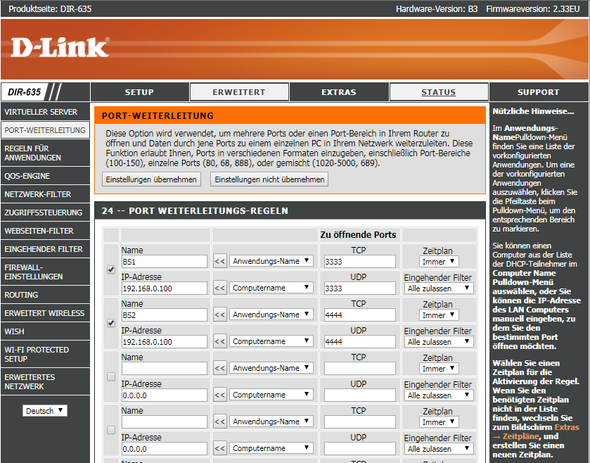 Router - (Computer, Netzwerk, portweiterleitung)