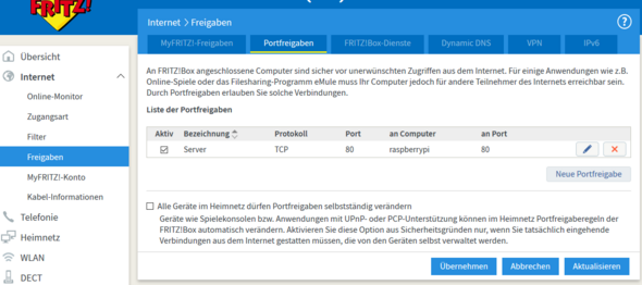 Portfreigabe In Der Fritz Box 6360 Cable Kbw Computer Technik Technologie