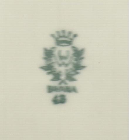 Porzellanmarke - (Porzellanmarke, Bavaria, Bodenmarke)