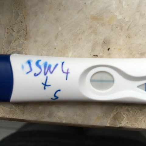 Test von gestern - (schwanger, Test)