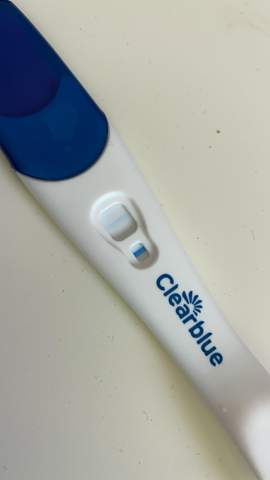 Linie nach schwache 10 minuten schwangerschaftstest Positiver Schwangerschaftstest