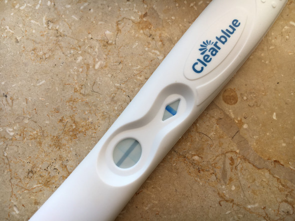 Clearblue negativer schwangerschaftstest Yipi Schwanger,