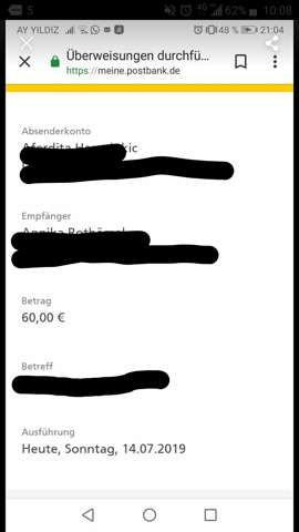 Postbank Online Banking Frage Geld Bank Betrug