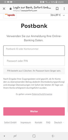 Postbank Sofort Uberweissen Postbank Sofort Uberweissen