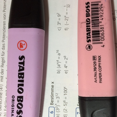 Hier die Aufgaben - (Mathe, Mathematik, Potenzen)