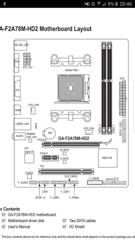 Powerbutton wo am Mainboard gigabyte ga-f2a78m-hd2 anschließen