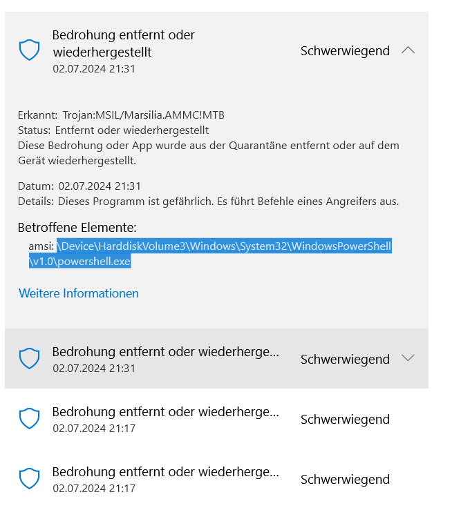 Powershell Virus Entfernen Powershell virus entfernen