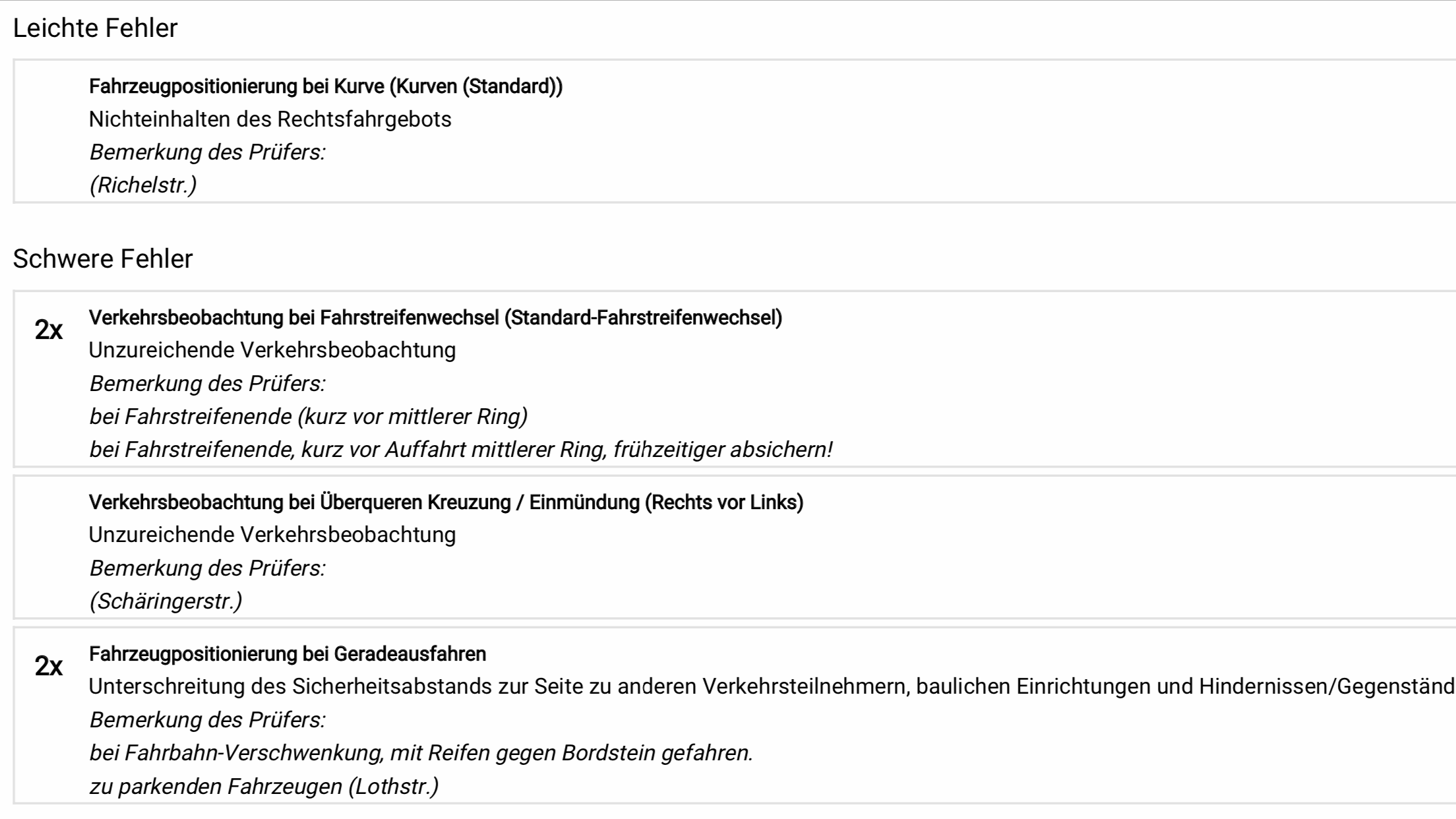 Praktische Prüfung? (Auto, Führerschein, Motorrad)