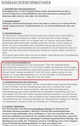 Verbraucherinformationen - (Recht)