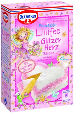 Prinzessin Lillifee Backmischung Glitzerherz Backen
