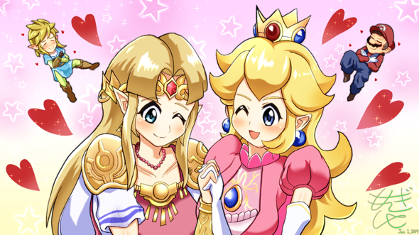Prinzessin Peach oder Zelda?