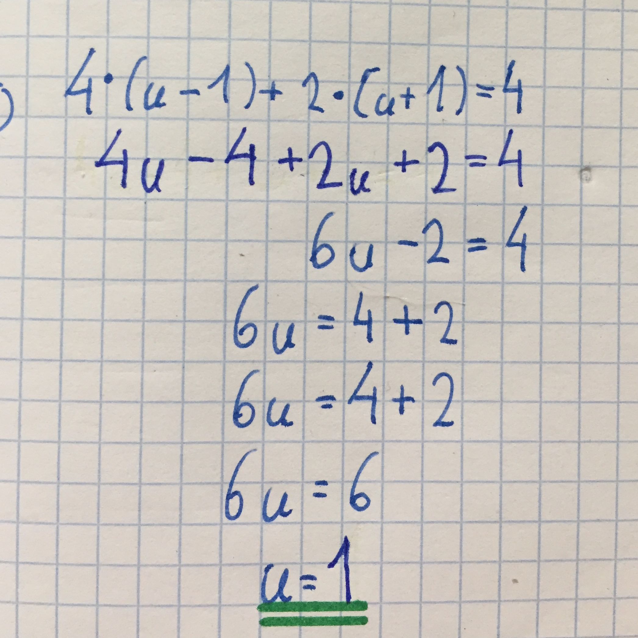 Probe für Lineare Gleichung? (Schule, Mathematik, Gleichungen)