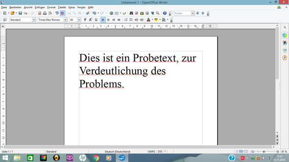 Verdeutlichung des Problems - (Computer, Software, OpenOffice)