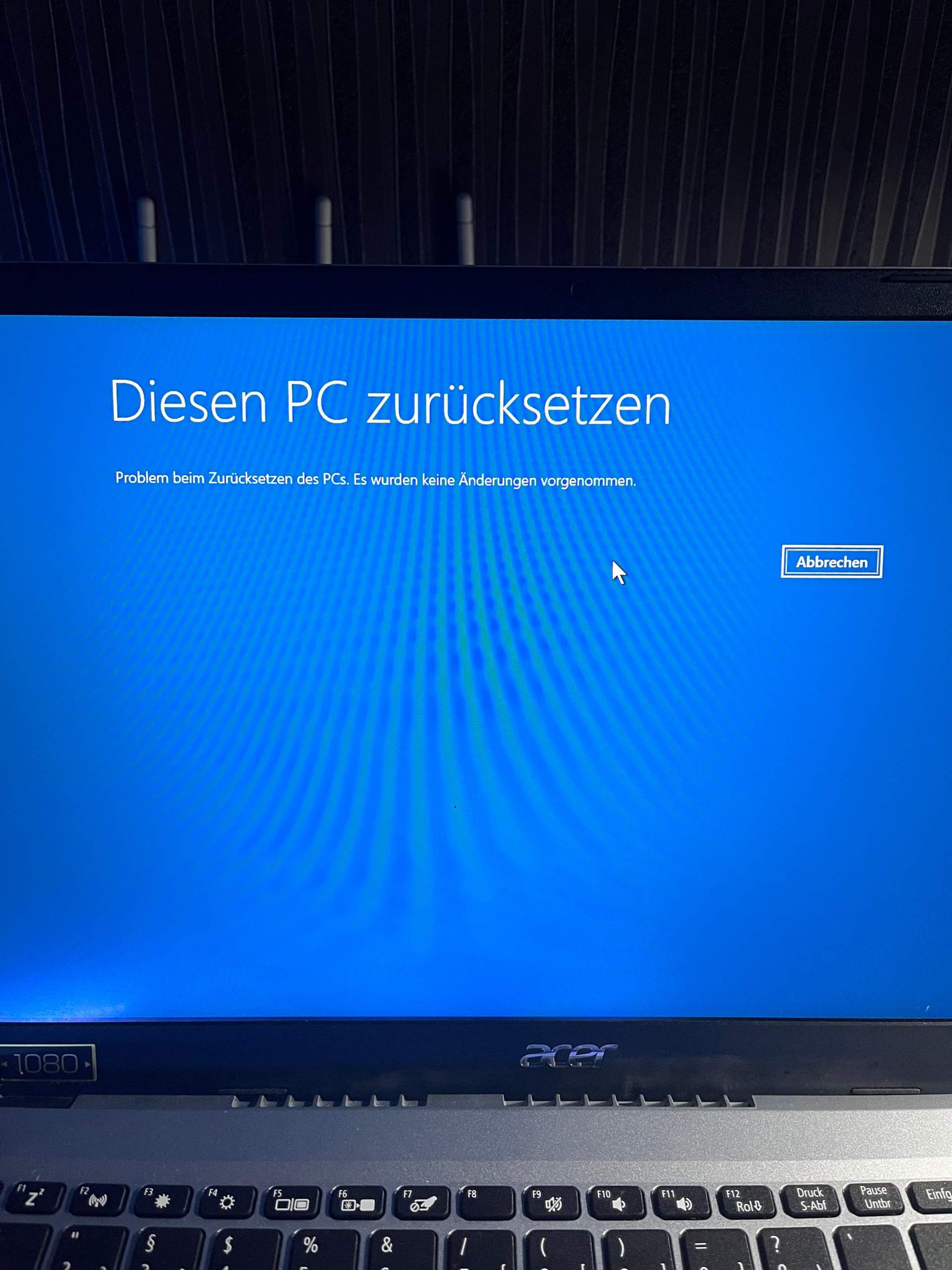 Windows 7 Es Wurden Keine Gerätetreiber Gefunden Problem beim Zurücksetzen des PCs. Es wurden keine Änderungen