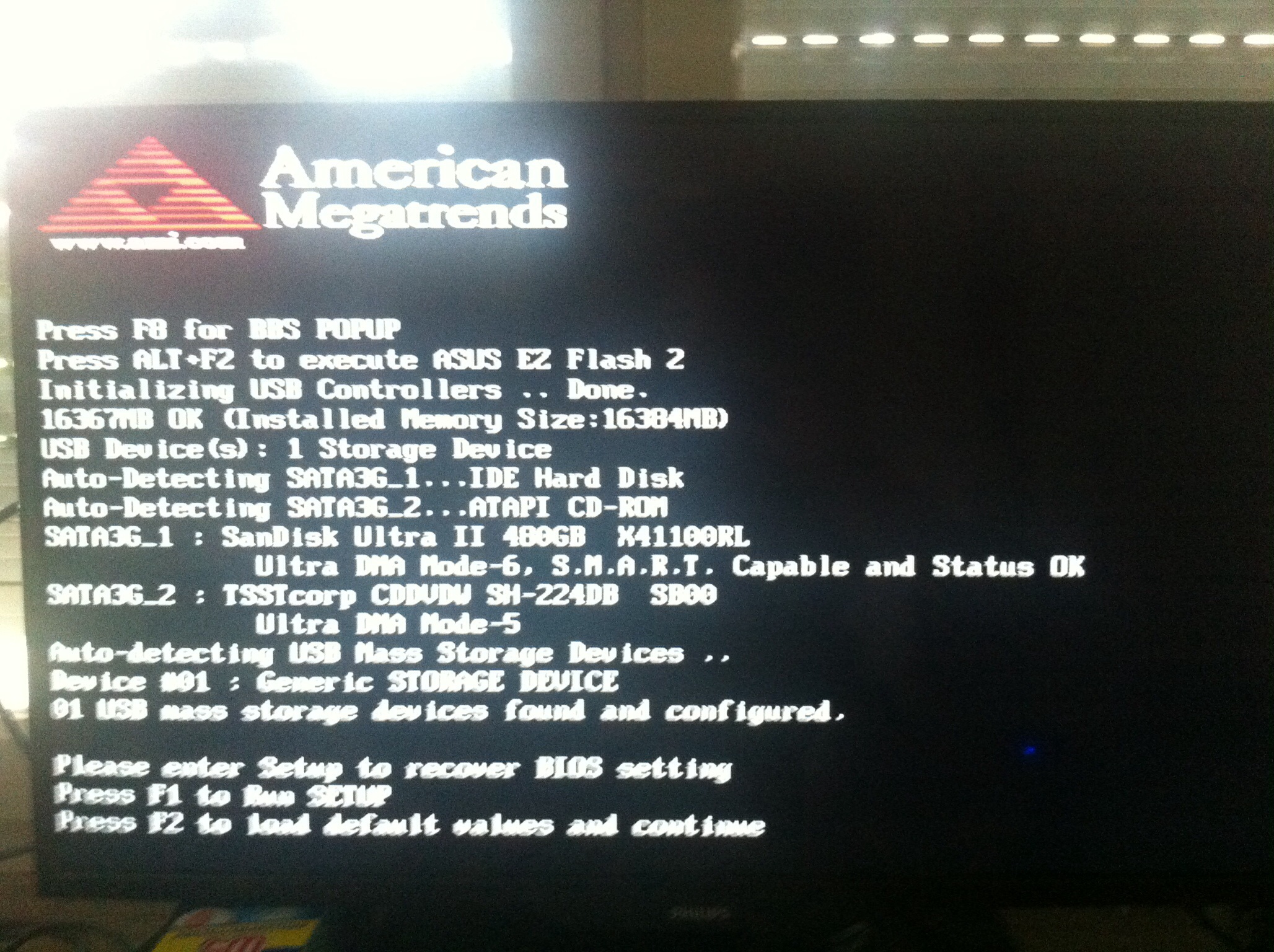 Problem Mit American Megatrends Computer BIOS