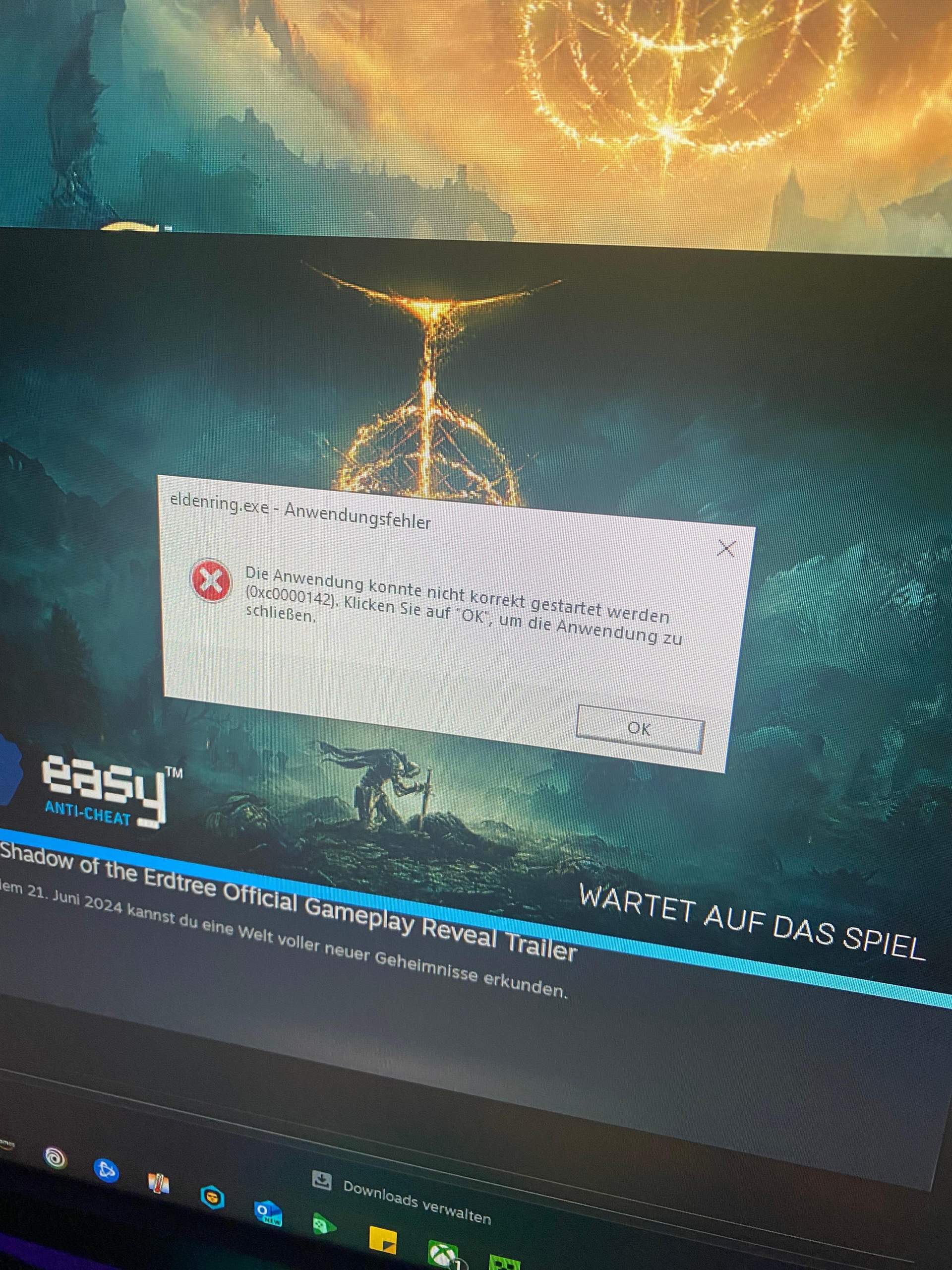 Problem mit Elden ring kann es nicht starten? (PC, Steam, SoulsLike)