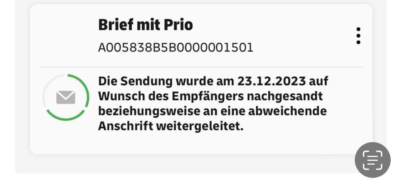 Problem mit Prio Brief? (Post, Versand, Bestellung)