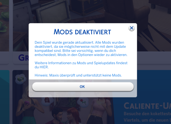 Problem mit Sims 4 Mods? (PC)