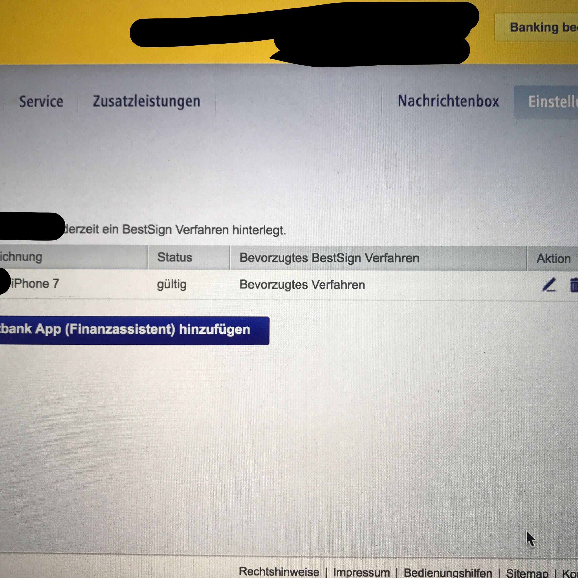 Probleme Bei Der Aktivierung Von Postbank Bestsign Geld Iphone Finanzen