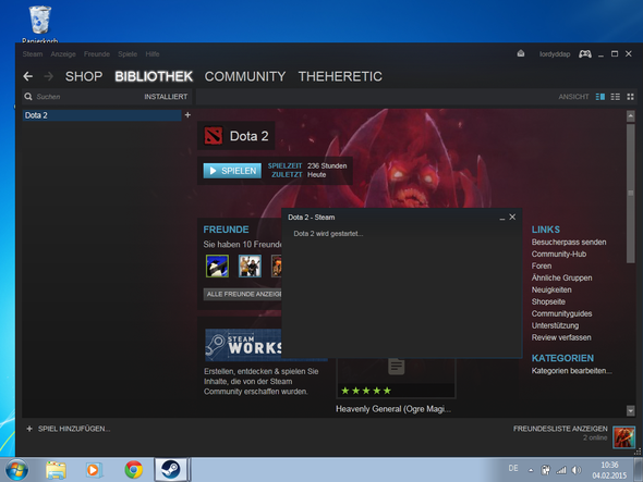 der startkasten der dann wieder verschwindet und das Spiel dochnicht startet - (Steam, Absturz, startet-nicht)