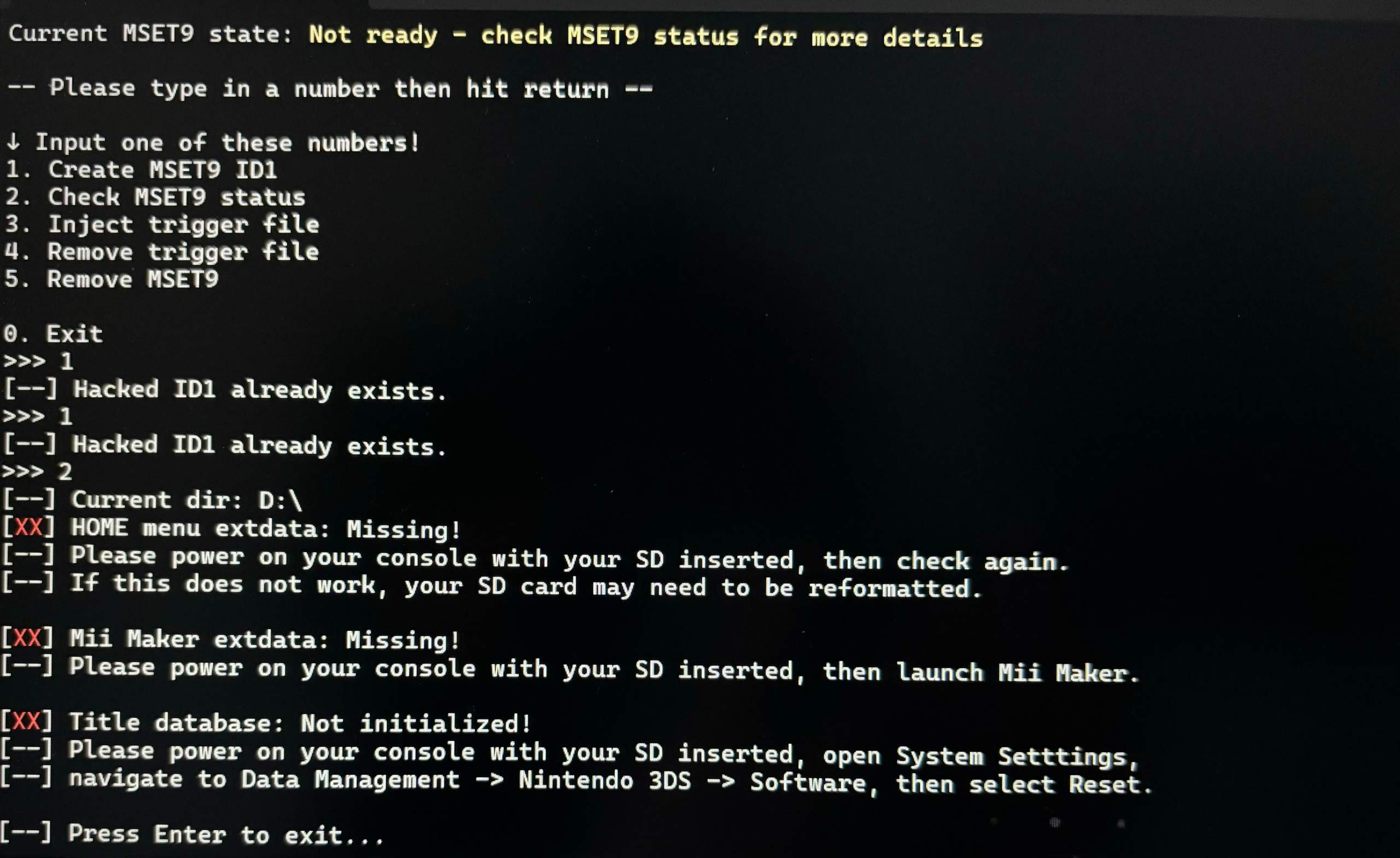 Probleme beim 3DS modden? (Technik, Nintendo DS, Jailbreak)