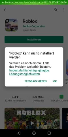 Probleme beim Herunterladen vom Spiel? (Computer, ROBLOX)