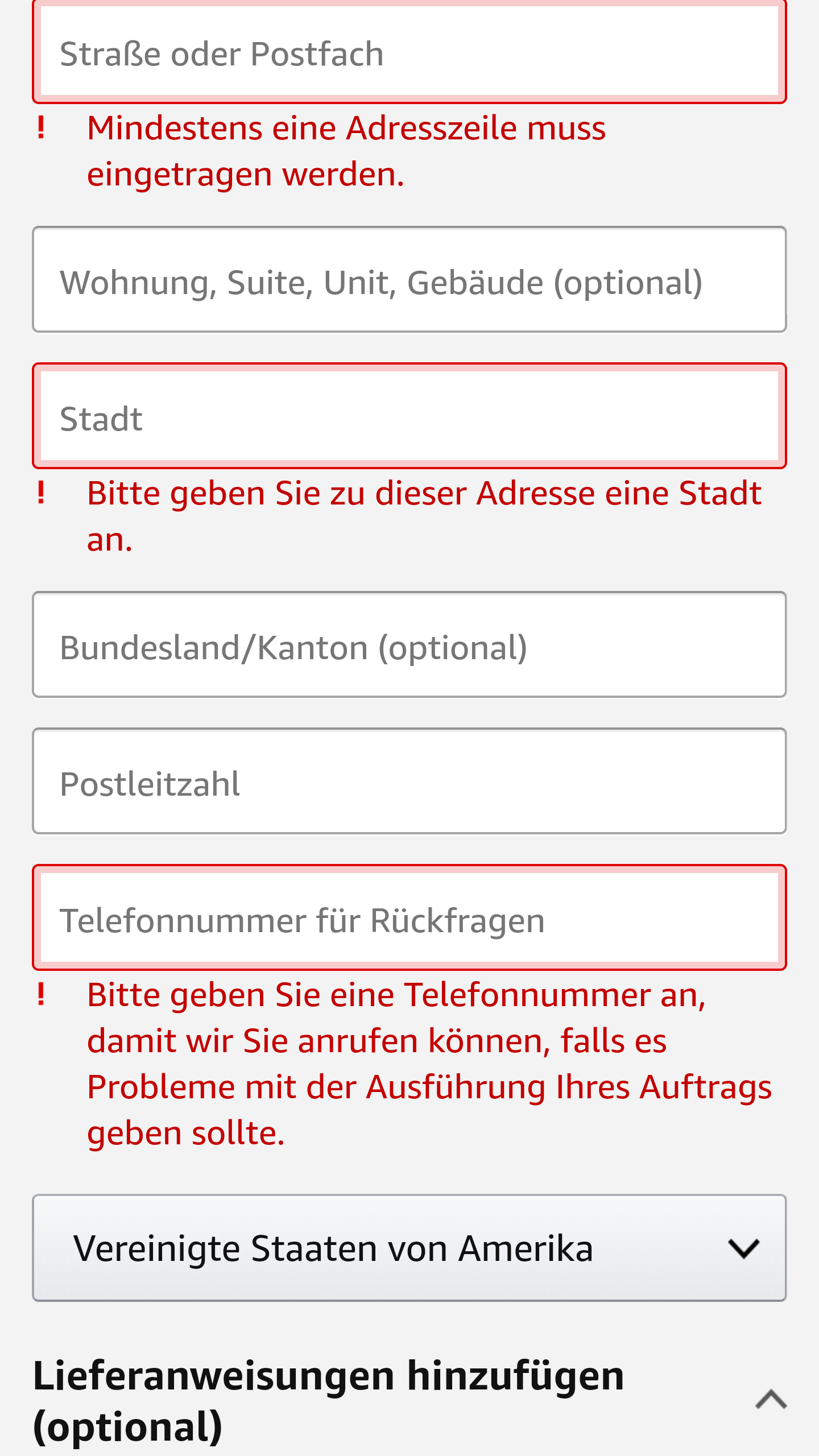 Probleme mit Amazon Wishlist? (kaufen, Bestellung)