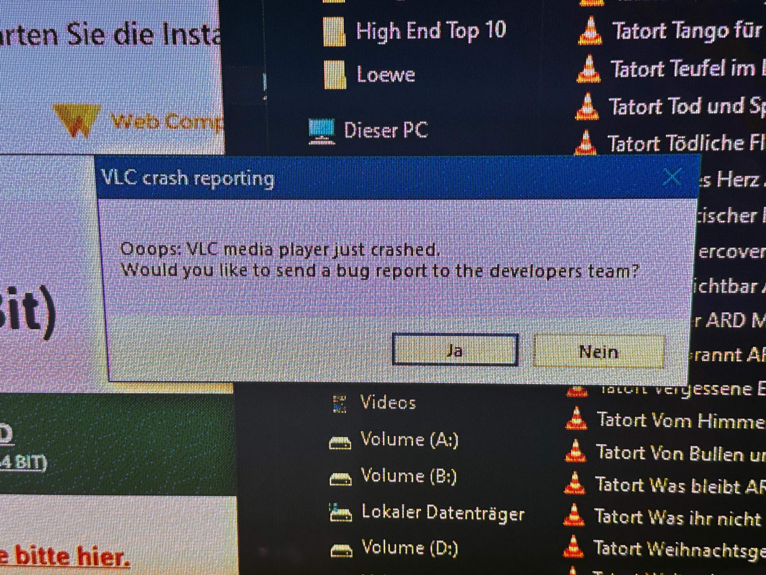 Probleme mit dem VLC Player? (Film, Video, Windows)