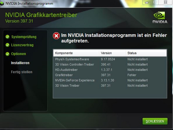 Probleme Mit Nvidia Grafiktreiber Computer Technik Technologie