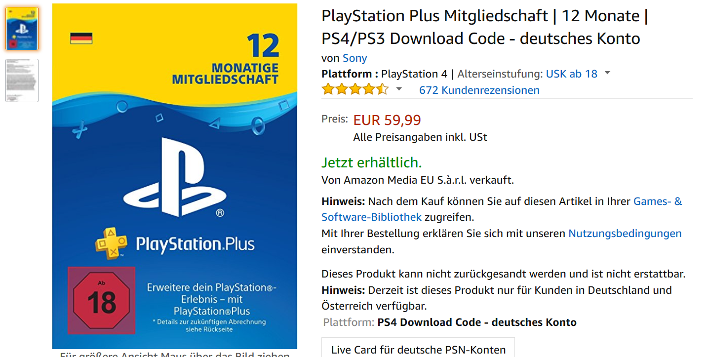 Ps Plus 14 Tage Kostenlos Code