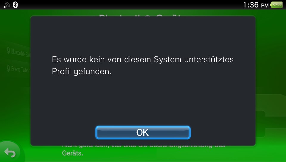 PS Vita mit Handy über Bluetooth verbinden?