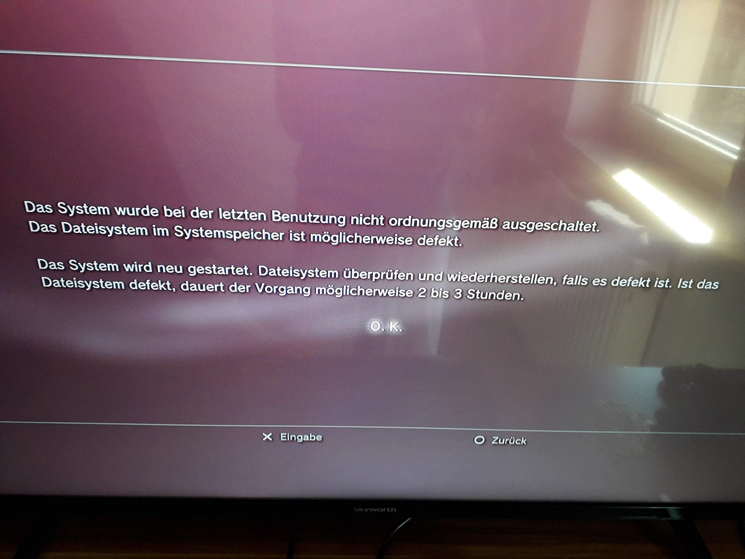 PS3 Problem oder Defekt? (PlayStation 3, Dateisystem)