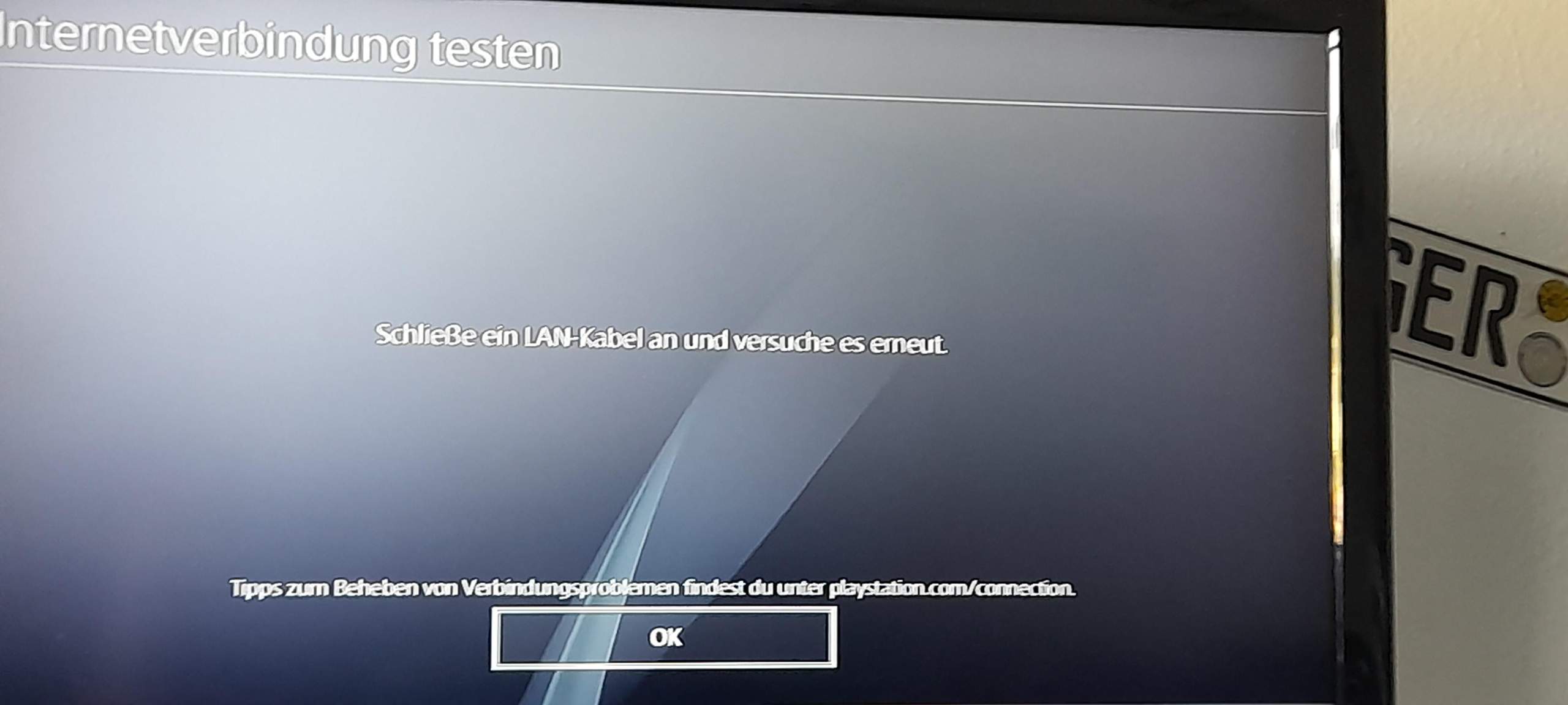 PS4? LAN Kabel eingesteckt, trotzdem funktioniert die
