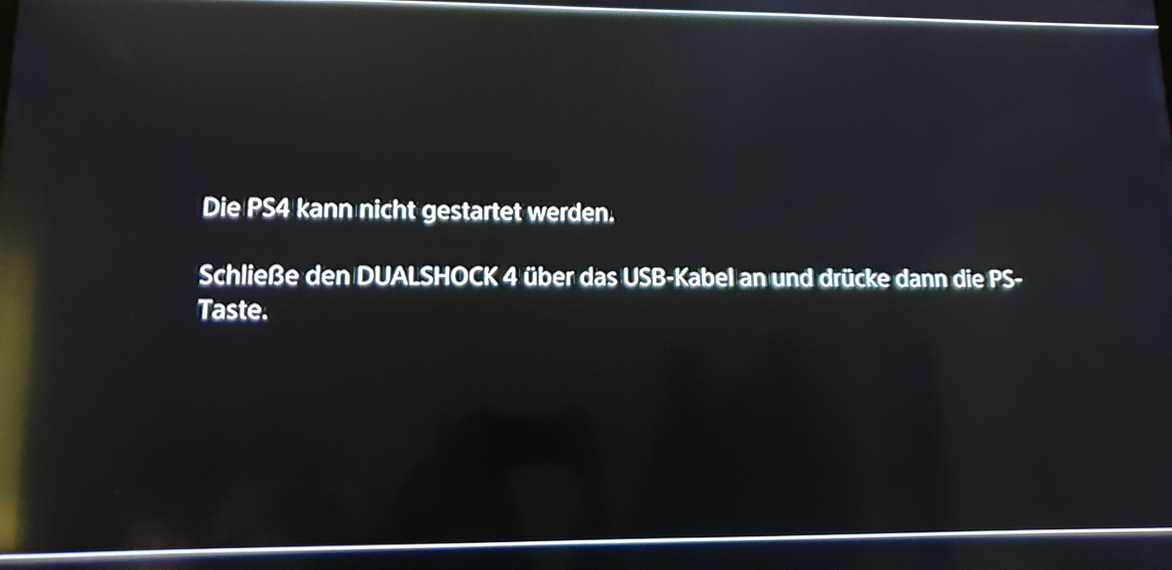 Ps4 Kann Nicht Gestartet Werden Bitte Schließe Den Dualshock Ps4 Problem Kann jemand bitte helfen? (Computer, Technik, Technologie)