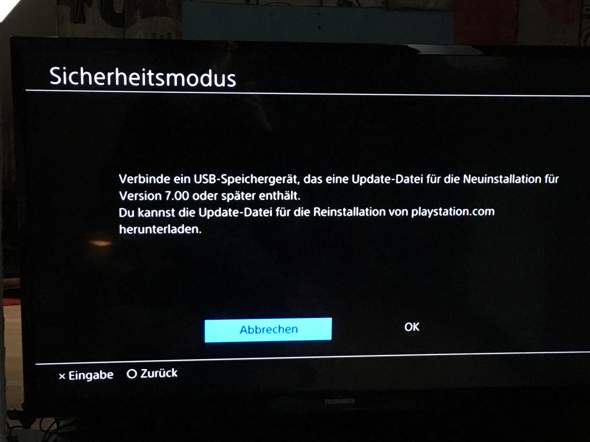 Ps4 Software Update 7 00 Manuel Installieren Hilfe Ps4 Sicherheitsmodus Computer Technik Technologie