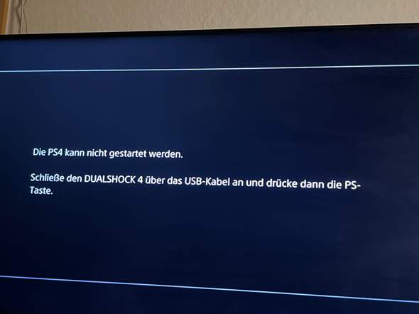 Ps4 startet nicht, Sicherheitsmodus geht nicht, Controller leuchtet