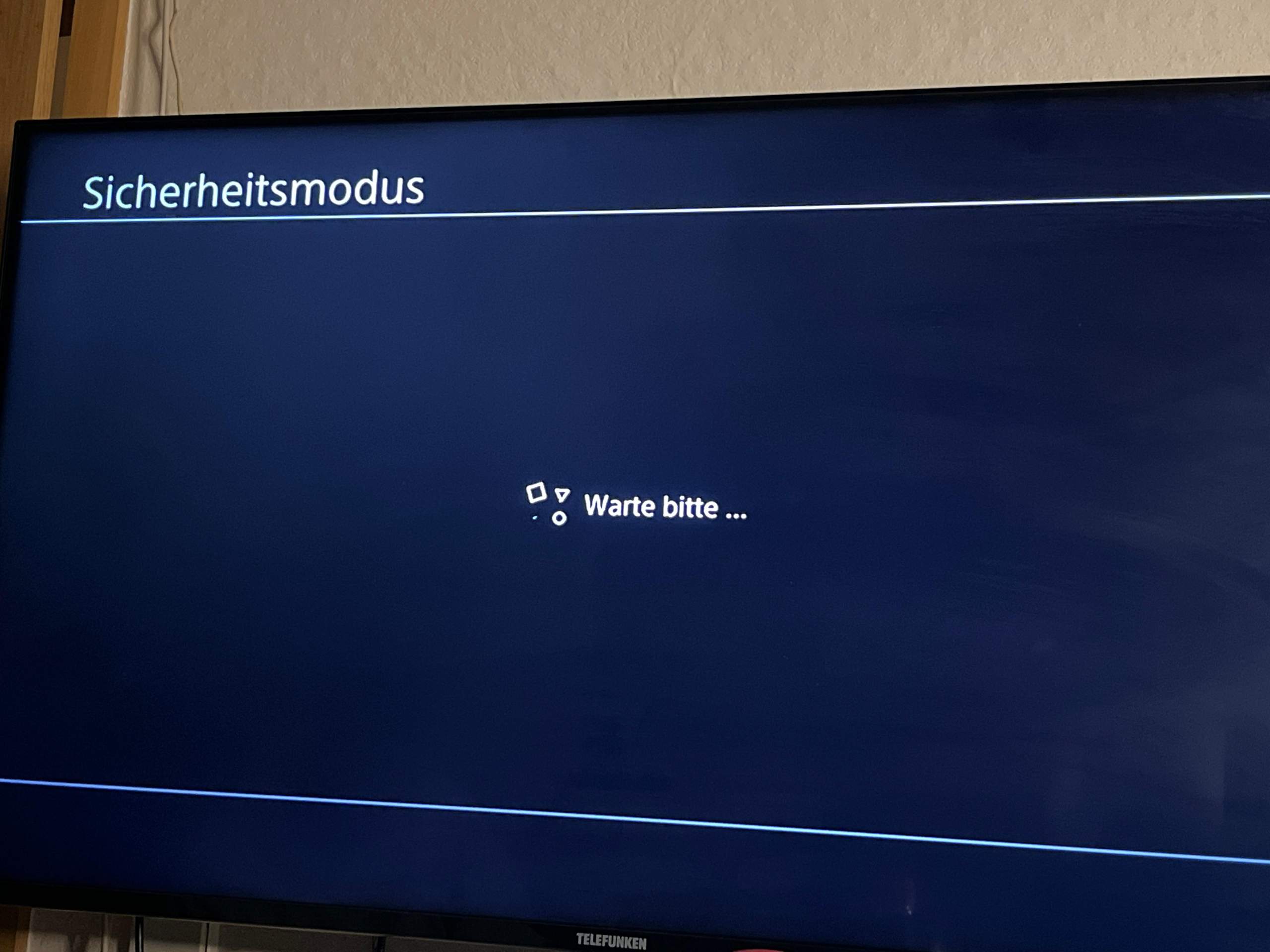 Ps4 startet nicht, Sicherheitsmodus geht nicht, Controller leuchtet