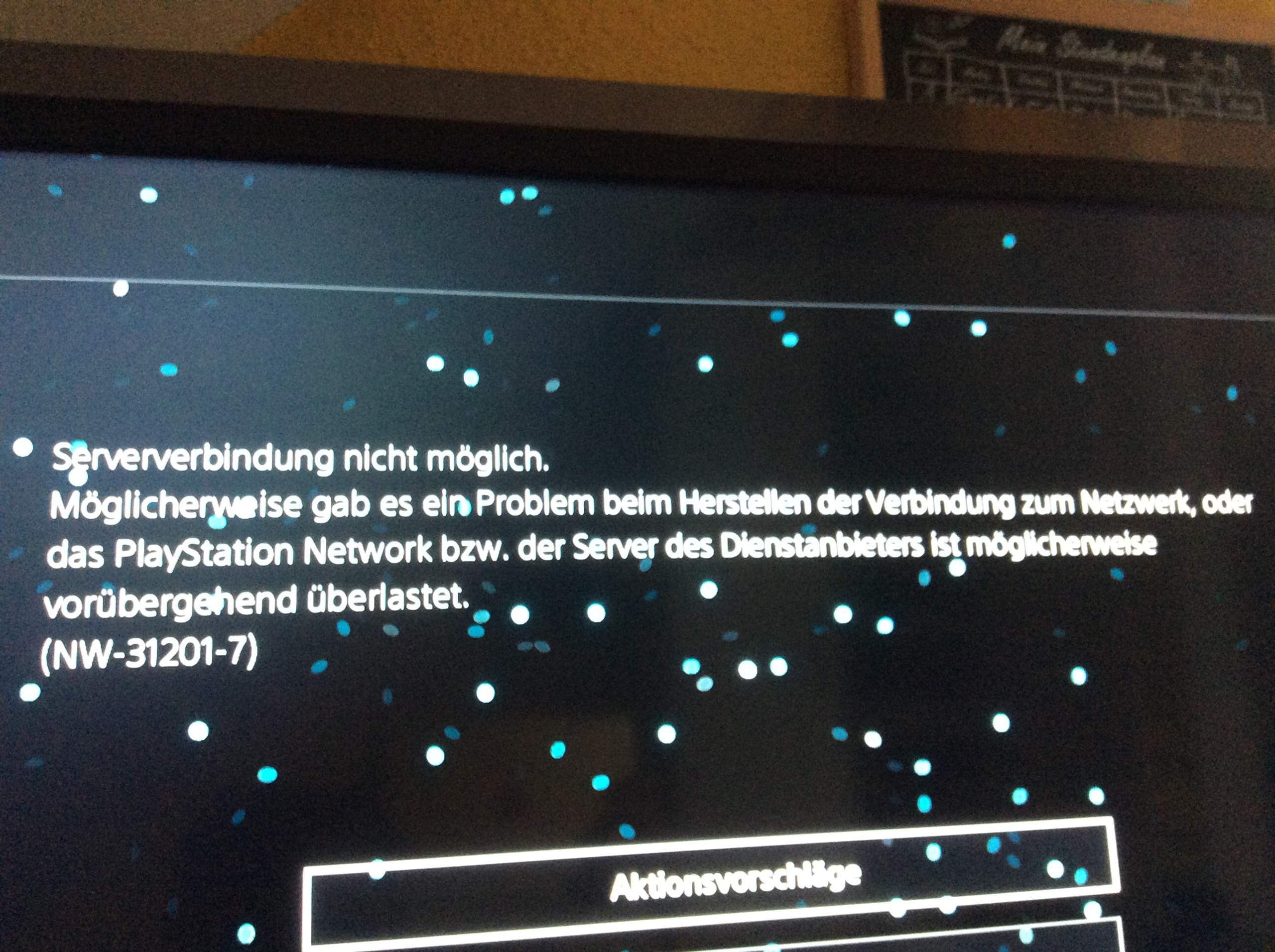 Ps4(psn) Probleme NW-31201-7? (Freizeit, Spiele, Games)