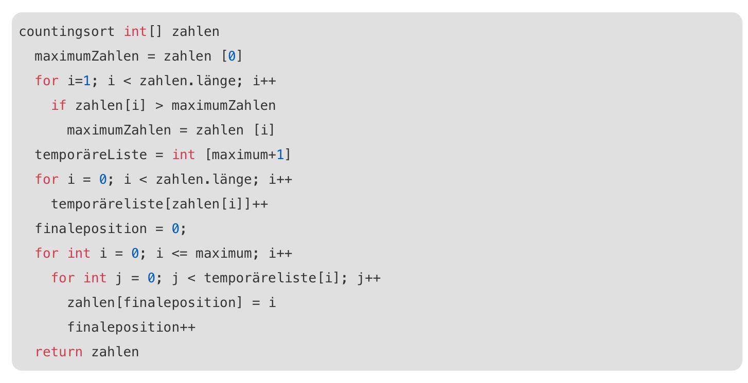 Pseudocode Beispiel