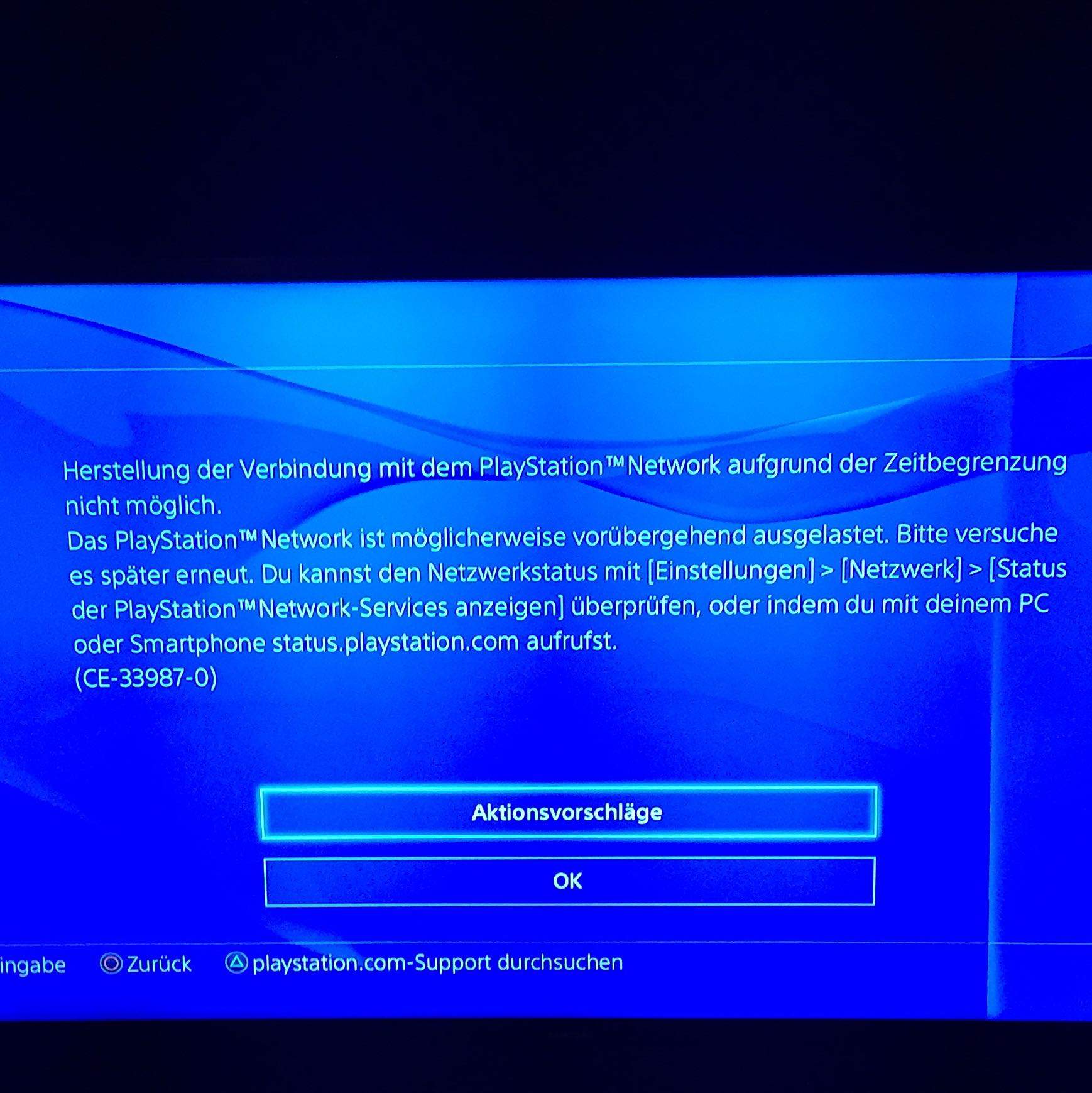 PSN Verbindung nicht möglich? (PlayStation 4, Sony, Multimedia)