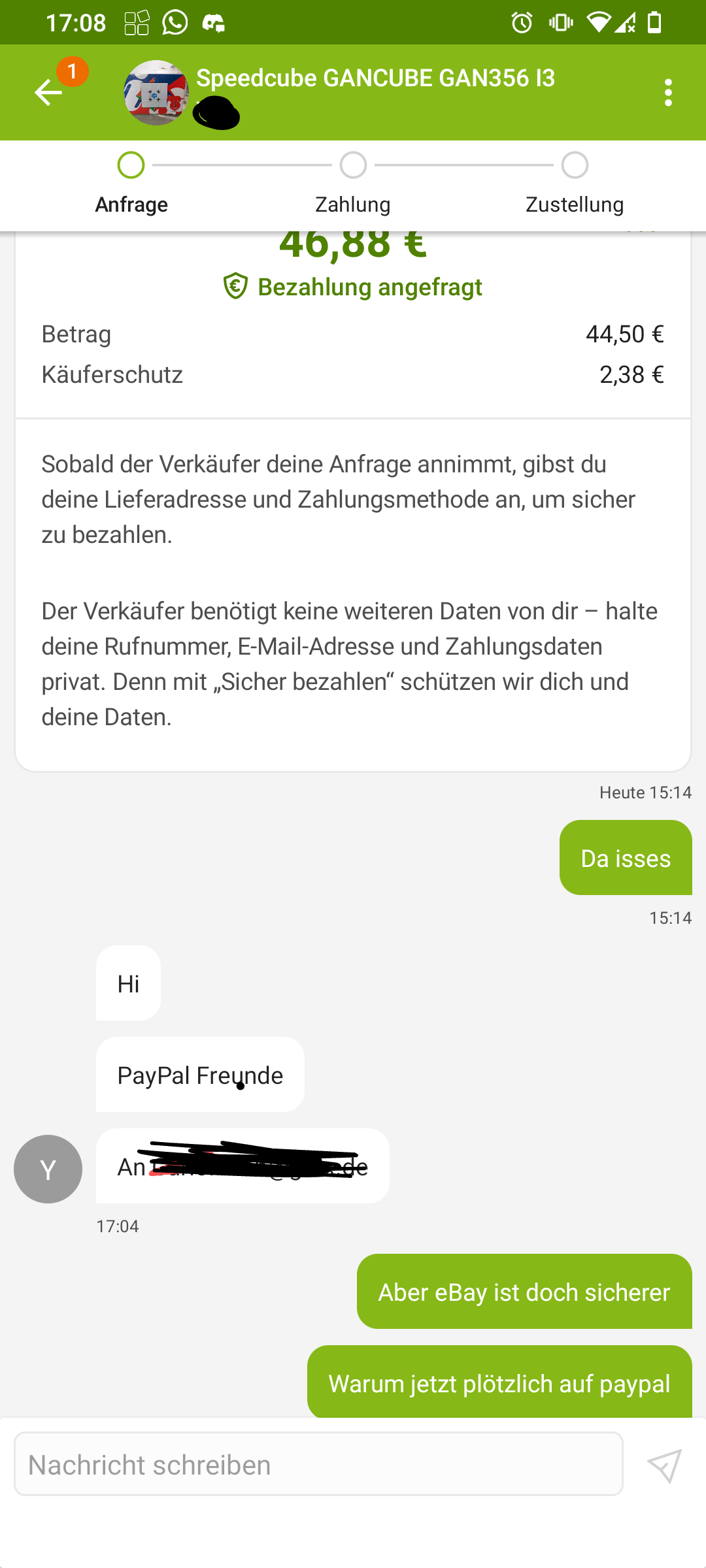 PayPal Freunde auf eBay Kleinanzeigen? (Computer, Internet, kaufen)