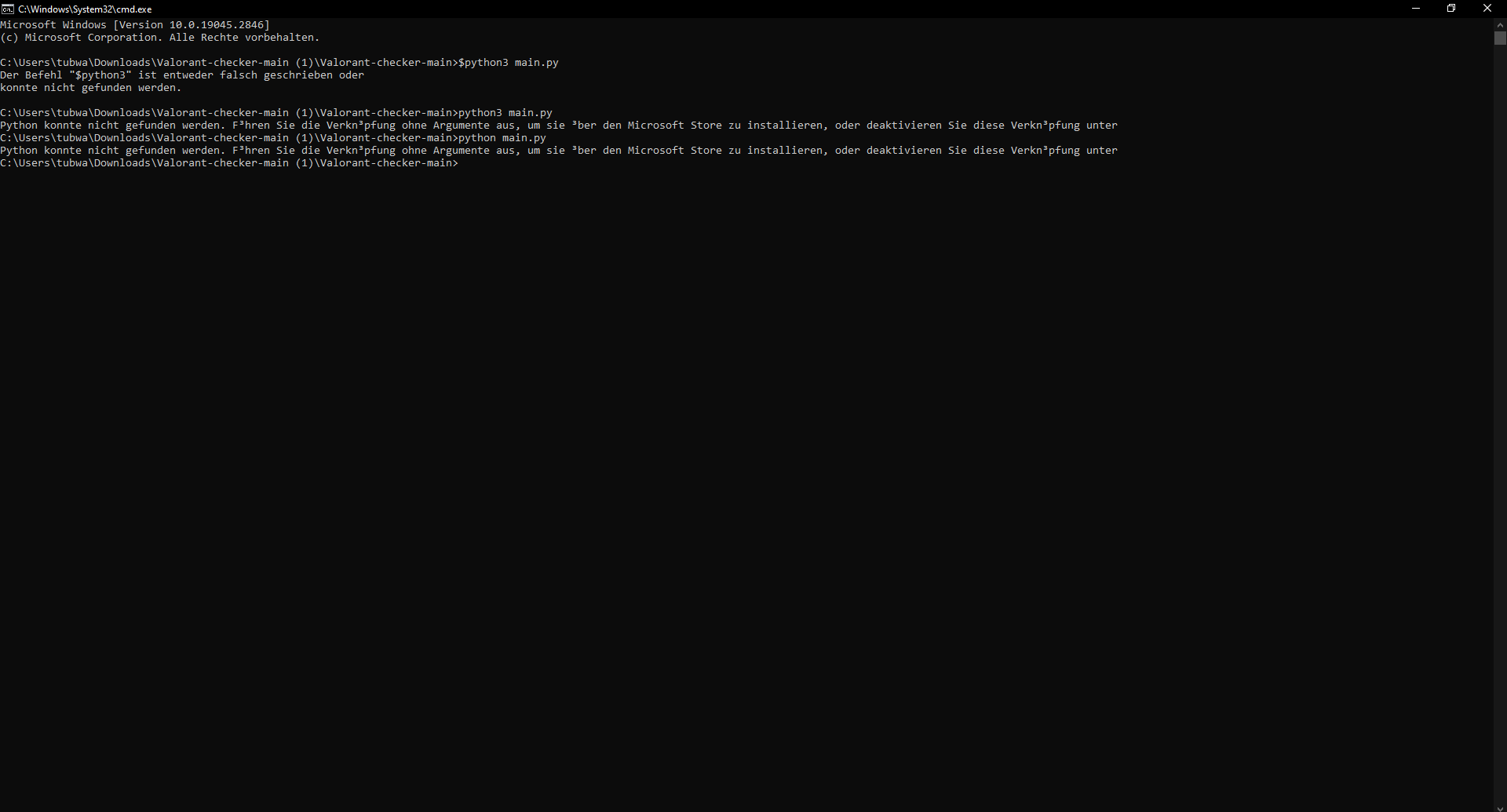 cmd python cmd python 起動 :... Python funktioniert einfach nicht? (Programmiersprache, cmd, Python 3)