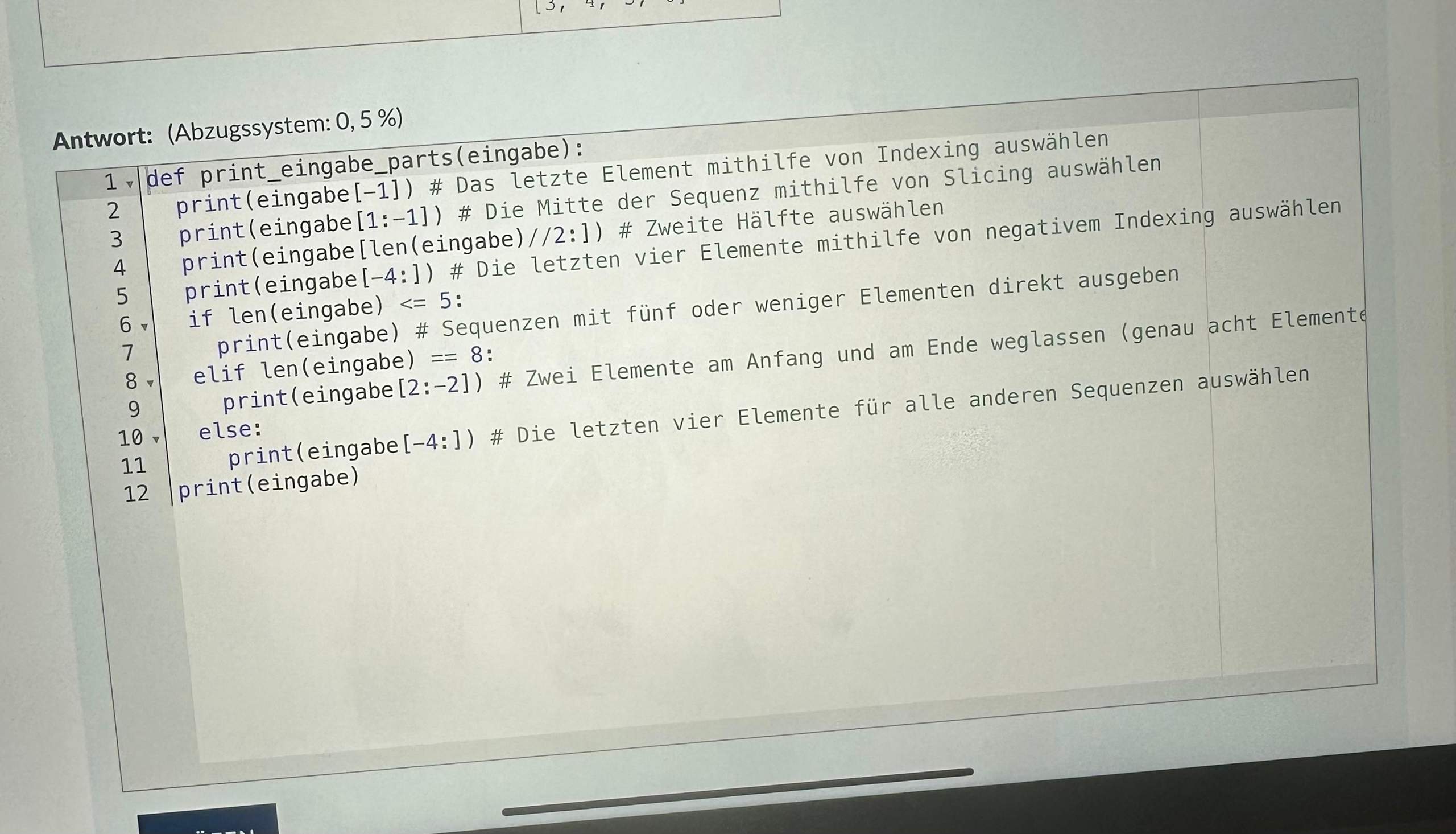 Python Programmierungsaufgabe? (Programmiersprache)