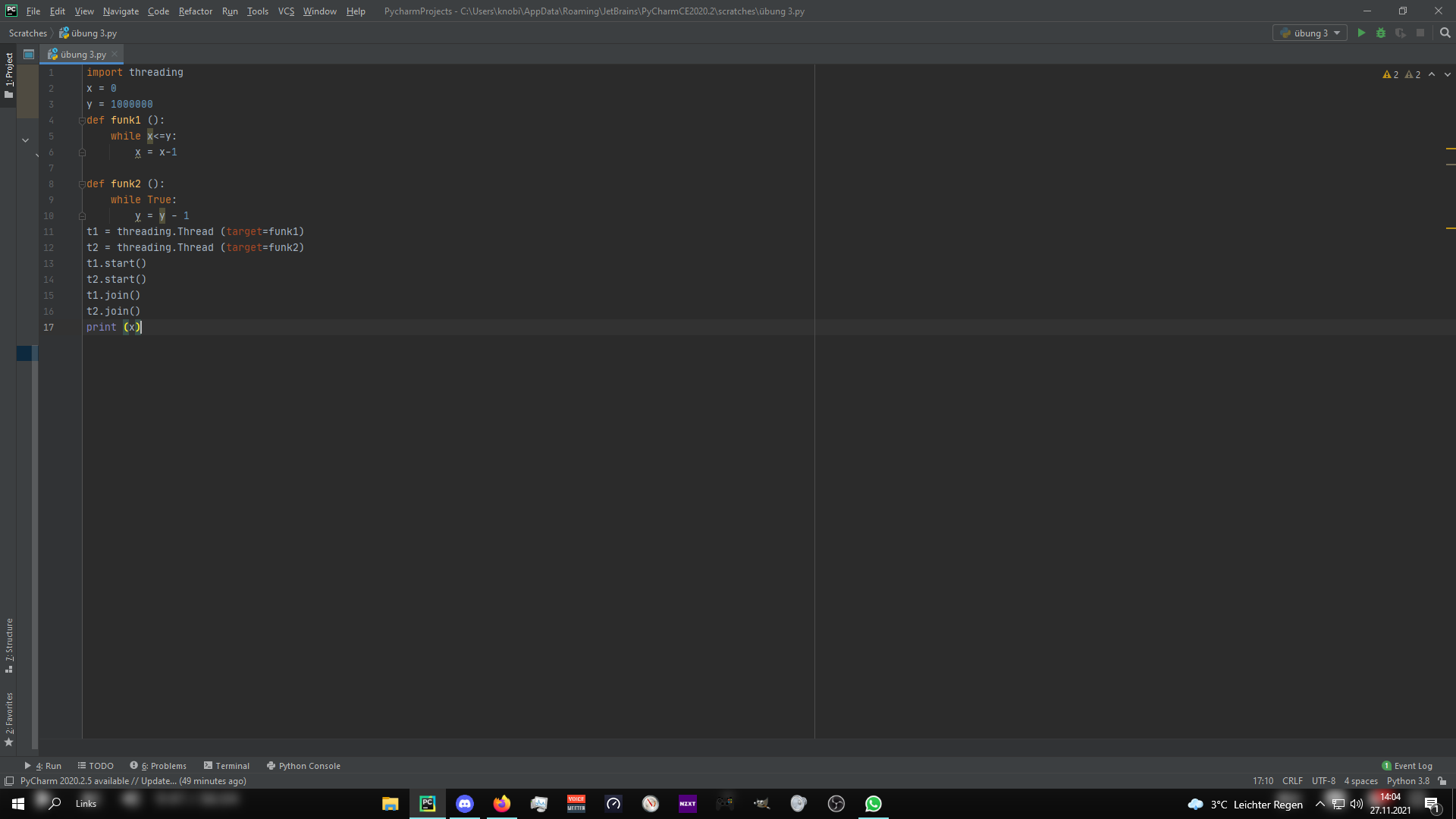 Python Threading Problem Computer PC Lernen Python threading problem computer pc lernen