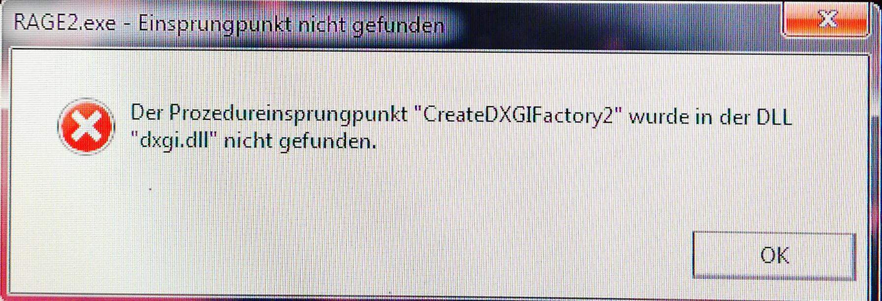 Createdxgifactory2 Wurde In Der Dll Nicht Gefunden www.gutefrage.net