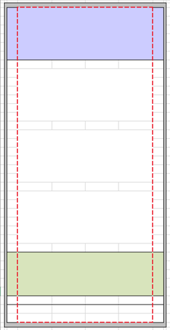 Rahmen bei Excel beim NICHT mit ausdrucken?